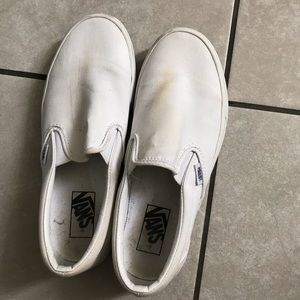 Not to washed good enough white vans
